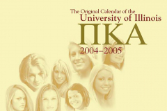 U of I / University of Illinois PIKE 2004-2005-Calendar